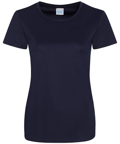 Camiseta fresca y suave para mujer | Azul Marino Francs Claro