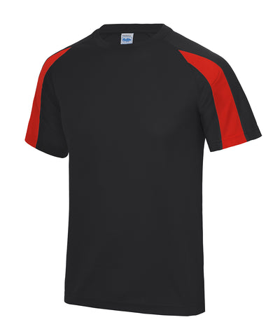 Nios contraste fresco T | Negro Intenso/Fuego Carmes