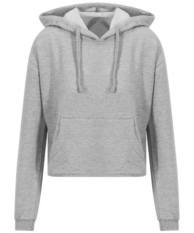 Sudadera corta de mujer | Gris Moteado