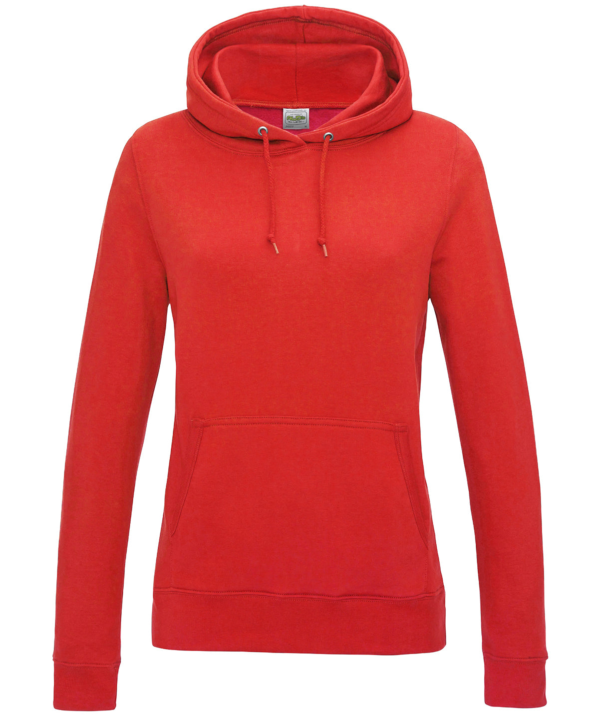 Sudadera con capucha universitaria para mujer | Rojo Ardiente