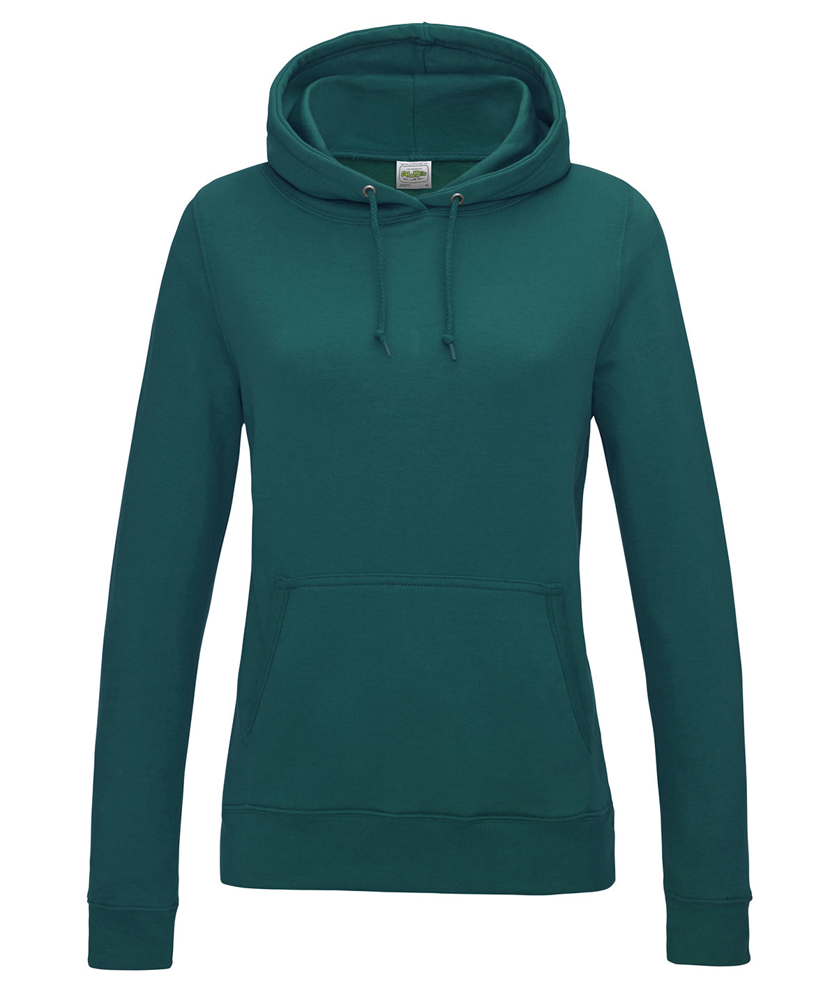 Sudadera con capucha universitaria para mujer | Verde Jade