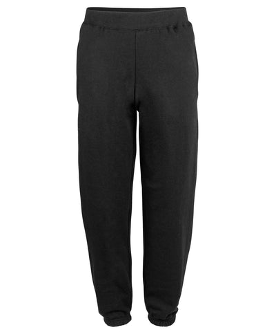 Pantalones de chndal con puos para la universidad | Negro Profundo - Negro Intenso Oscuro
