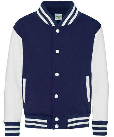 Chaqueta varsity para nios | Azul Marino/Blanco - Marino Azul/Blanco Luna