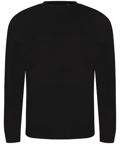 Camiseta de manga larga Triblend | Negro Slido