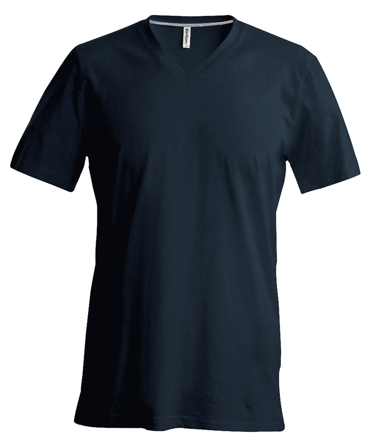 Camiseta de manga corta con cuello en V para hombre | Gris Oscuro