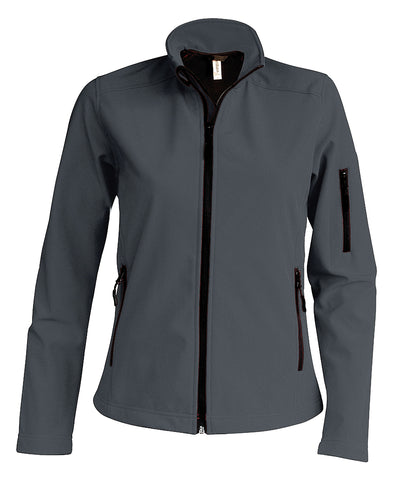 Chaqueta softshell para mujer | Titanio