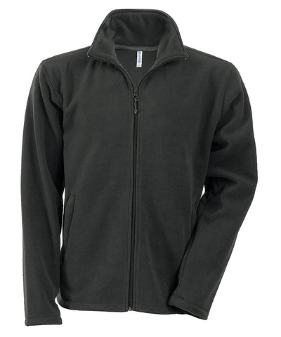 Chaqueta de microfelpa con cremallera completa Falco | Gris Oscuro