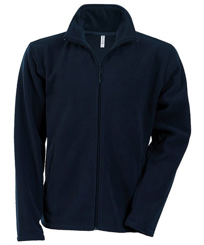 Chaqueta de microfelpa con cremallera completa Falco | Azul Marino - Azul Marino Profundo