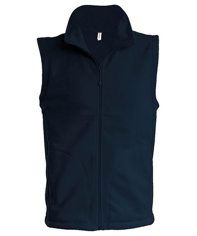 Chaleco de microfelpa para hombre Luca | Azul Marino - Azul Marino Profundo