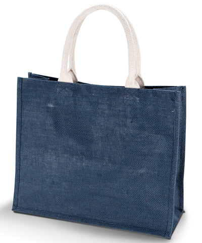 Bolso de playa de yute | Azul Medianoche
