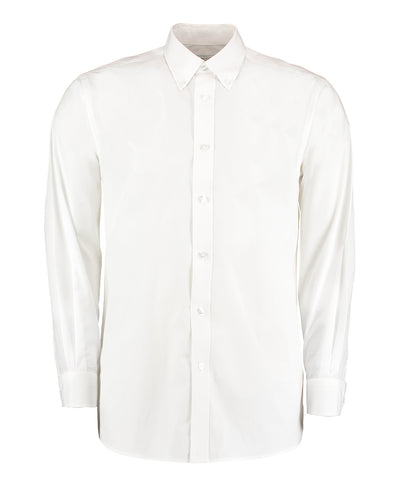 Camisa de trabajo de manga larga (corte clsico) | Marfil