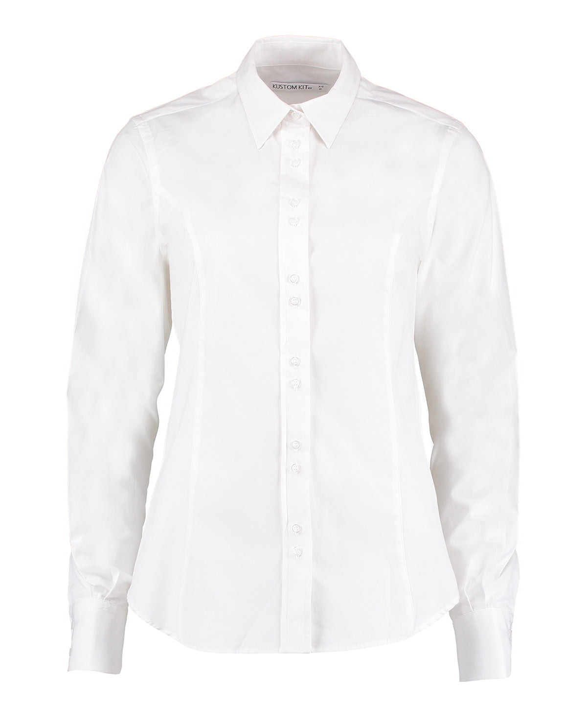 Blusa de negocios para mujer de manga larga | Marfil