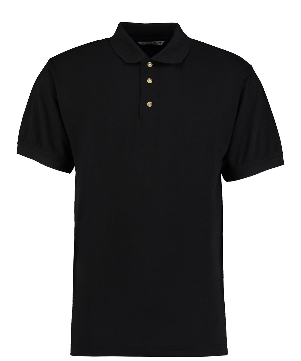 Polo de trabajo con Superwash® 60C (corte clsico) | Negro - Carbn