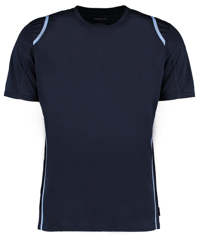 Camiseta de manga corta Gamegear® Cooltex® (corte regular) | Azul Marino/Azul Claro