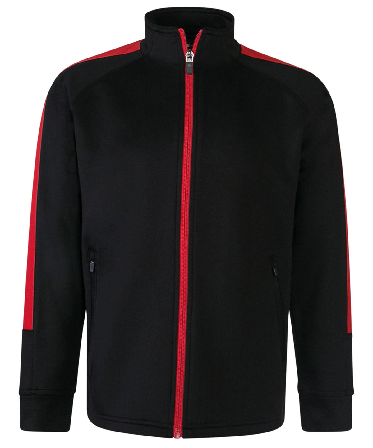 Sudadera de chndal de punto para nios | Negro/Rojo