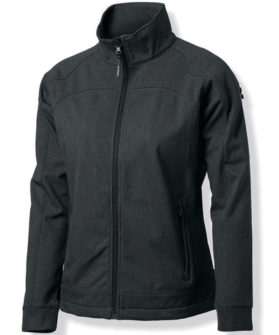 Chaqueta softshell de rendimiento elegante para mujer Duxbury | Gris Jaspeado