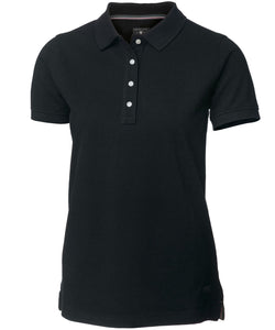 Polo clsico de lujo para mujer Yale | Negra Profunda