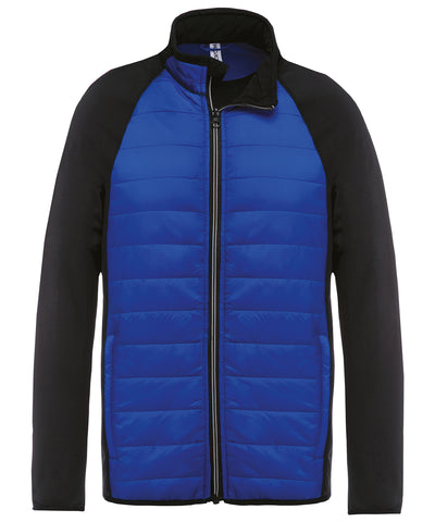 Chaqueta deportiva de doble tela | Azul Real Oscuro/Negro