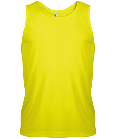 Chaleco deportivo para hombre | Amarillo Fluorescente