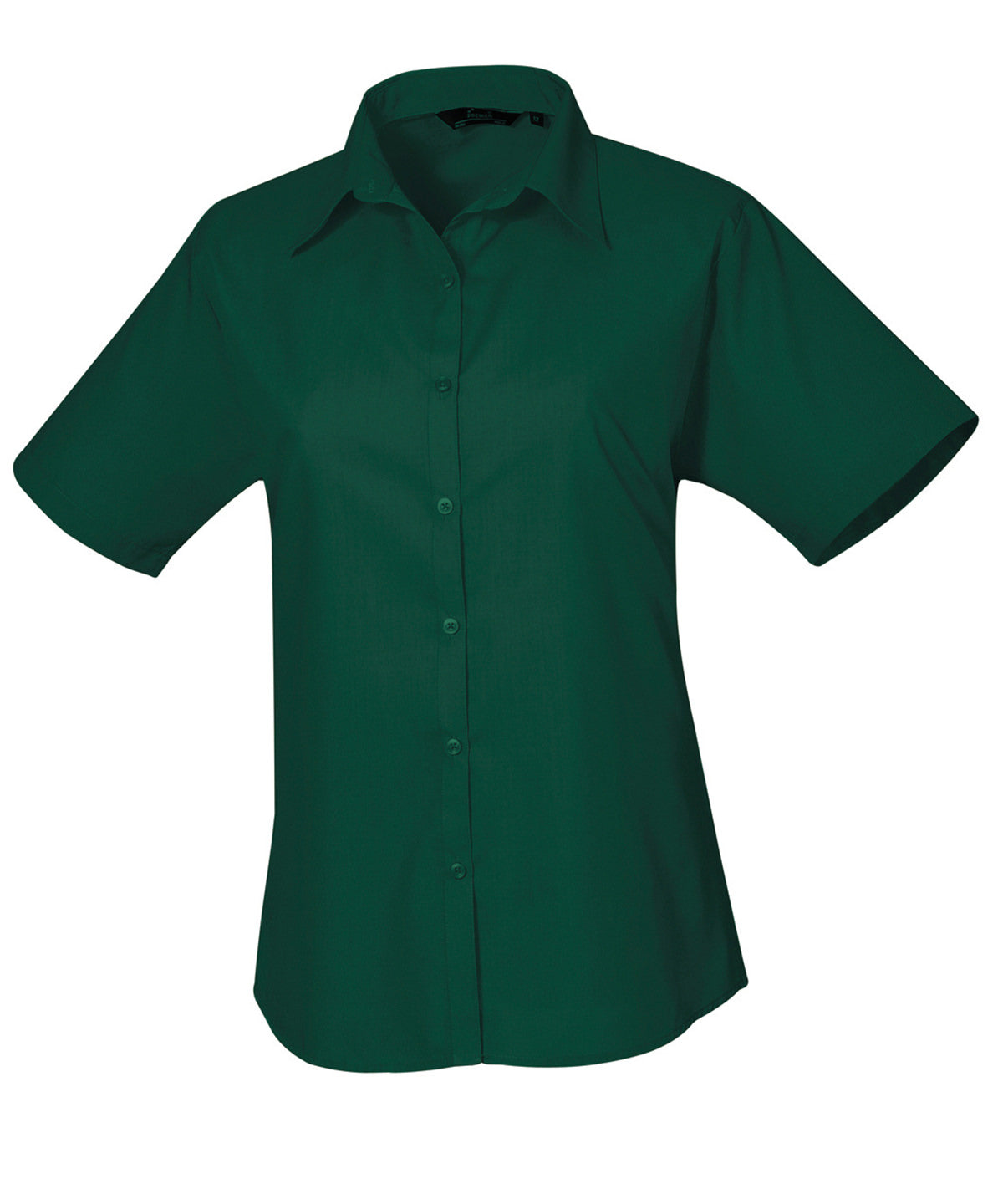 Blusa de popeln de manga corta para mujer | Botella