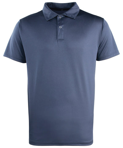 Polo Coolchecker® con tachuelas | Azul Marino