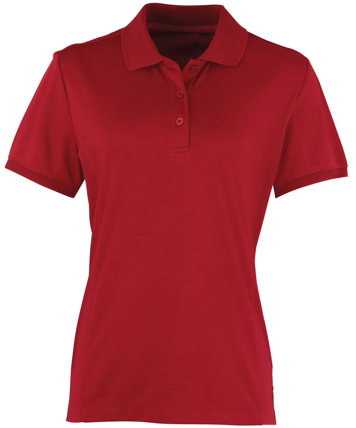 Polo piqu Coolchecker® para mujer | Burdeos