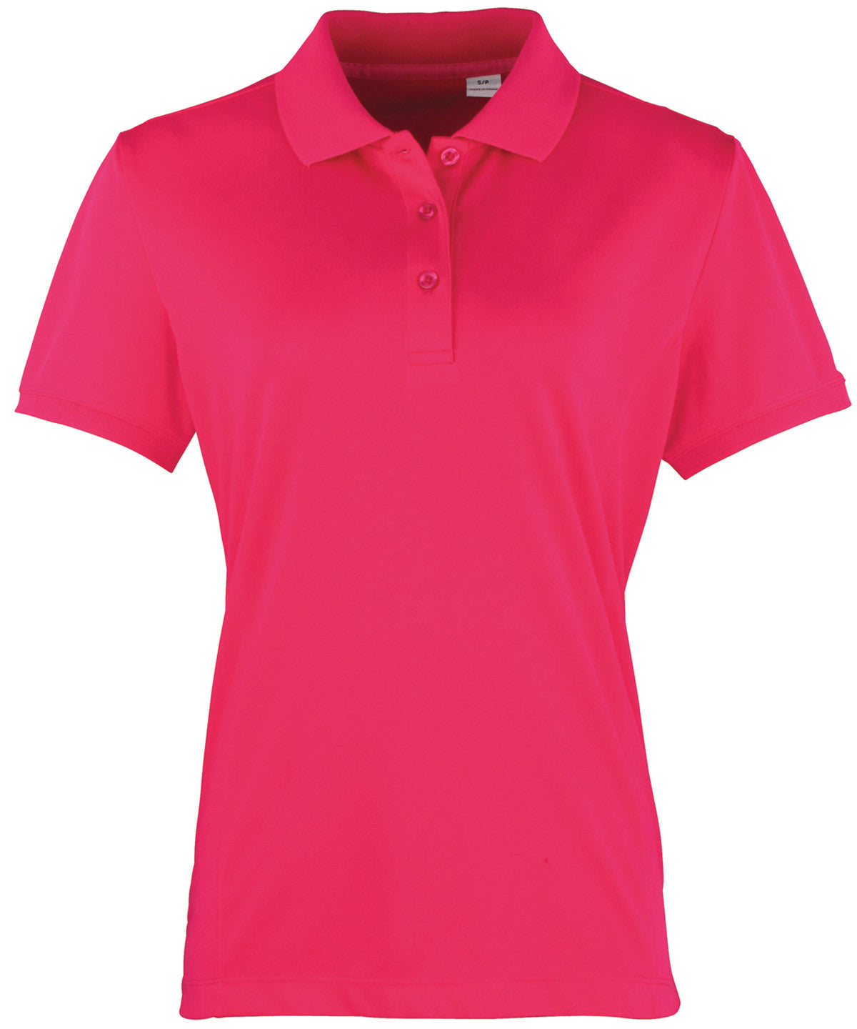 Polo piqu Coolchecker® para mujer | Rosa Intenso