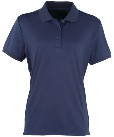 Polo piqu Coolchecker® para mujer | Azul Marino