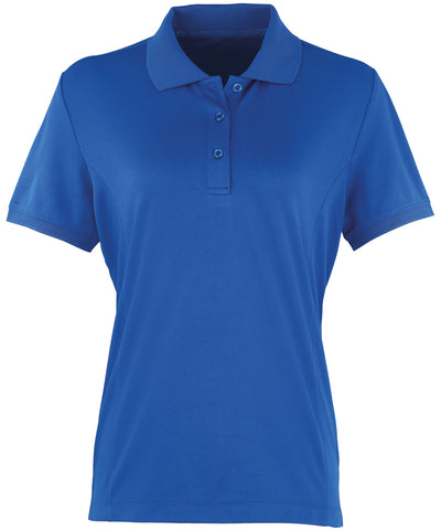 Polo piqu Coolchecker® para mujer | Azul Real