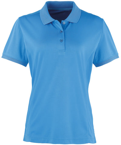 Polo piqu Coolchecker® para mujer | Zafiro