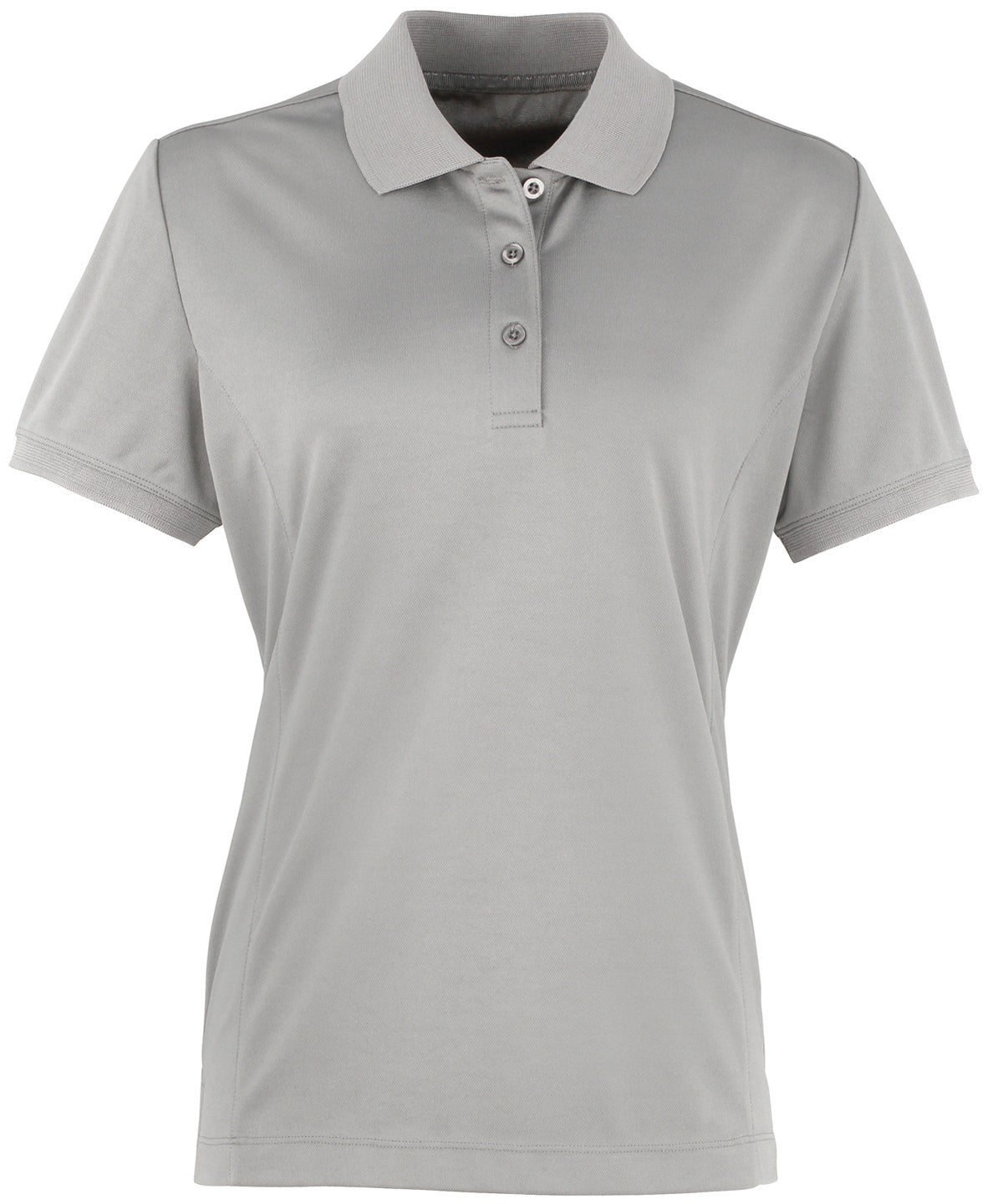 Polo piqu Coolchecker® para mujer | Plata
