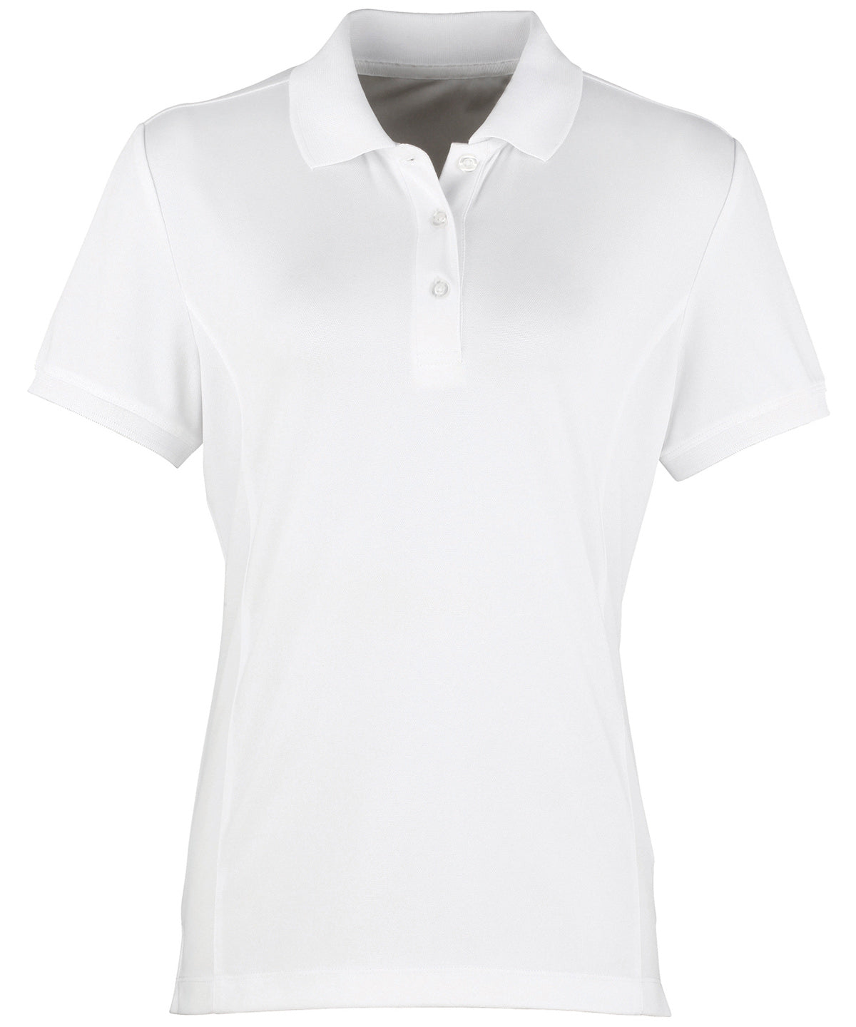 Polo piqu Coolchecker® para mujer | Blanco