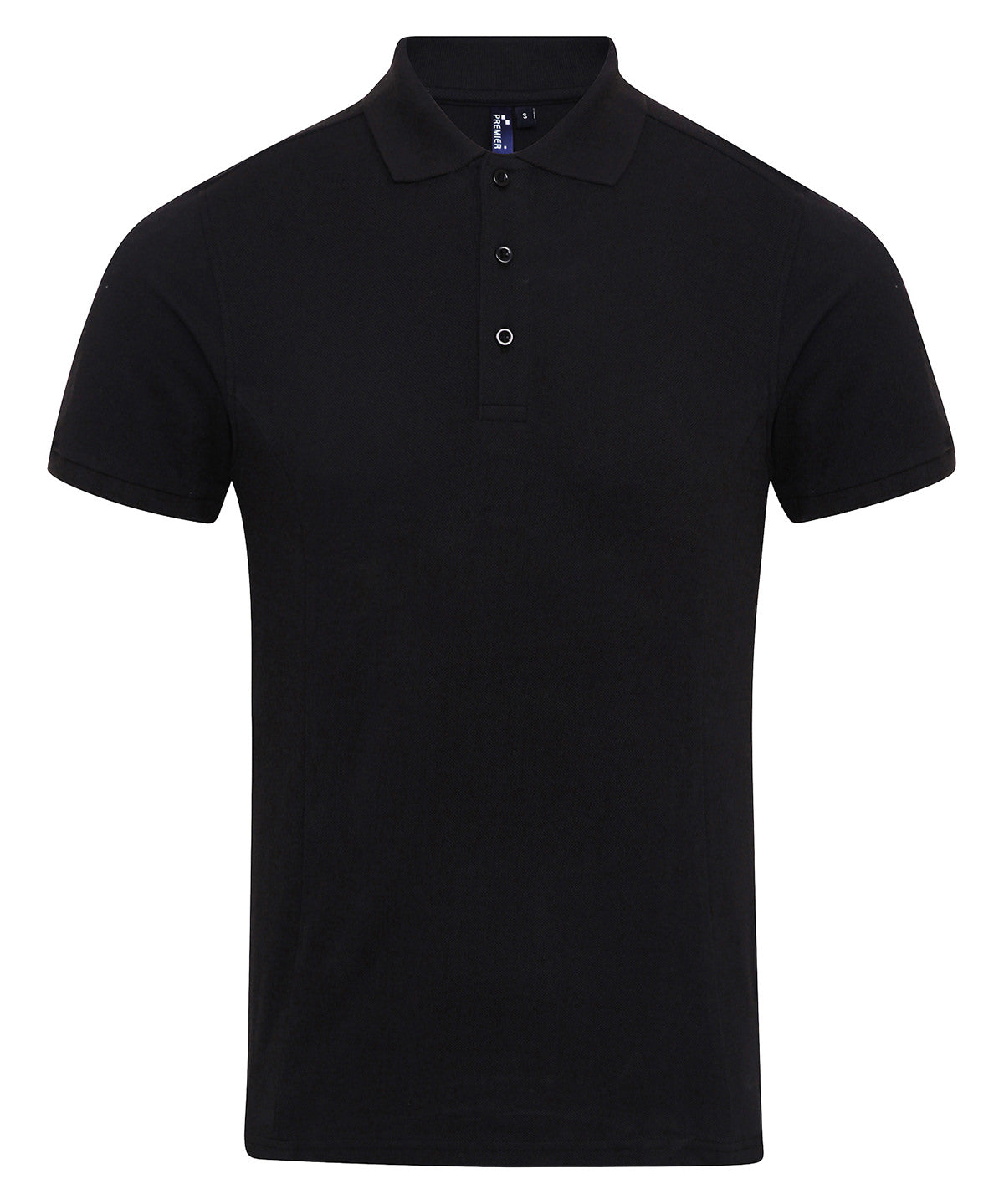 Polo piqu Coolchecker® plus | Negro