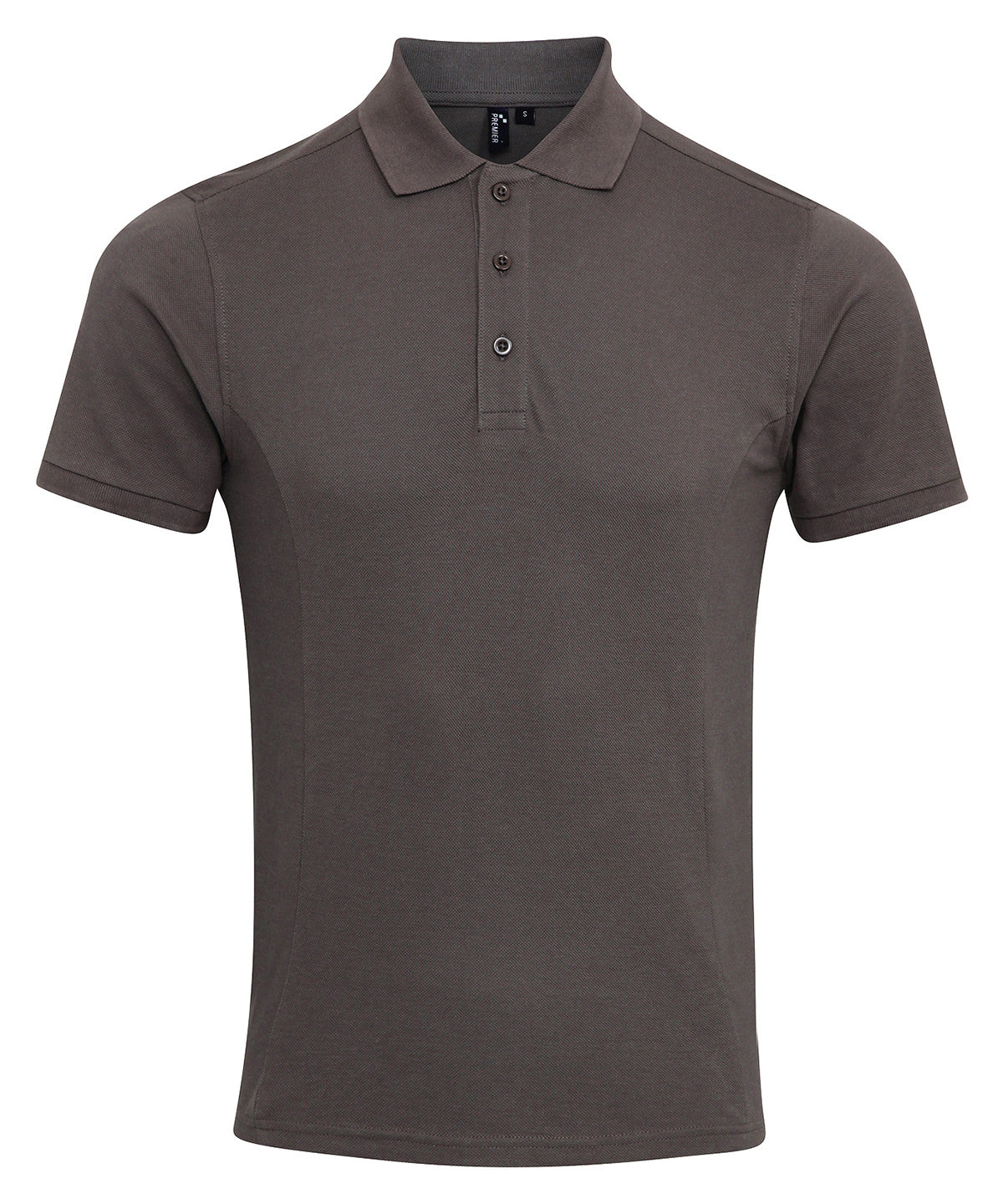 Polo piqu Coolchecker® plus | Gris Oscuro