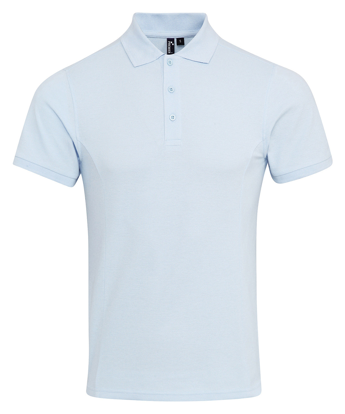 Polo piqu Coolchecker® plus | Azul Claro