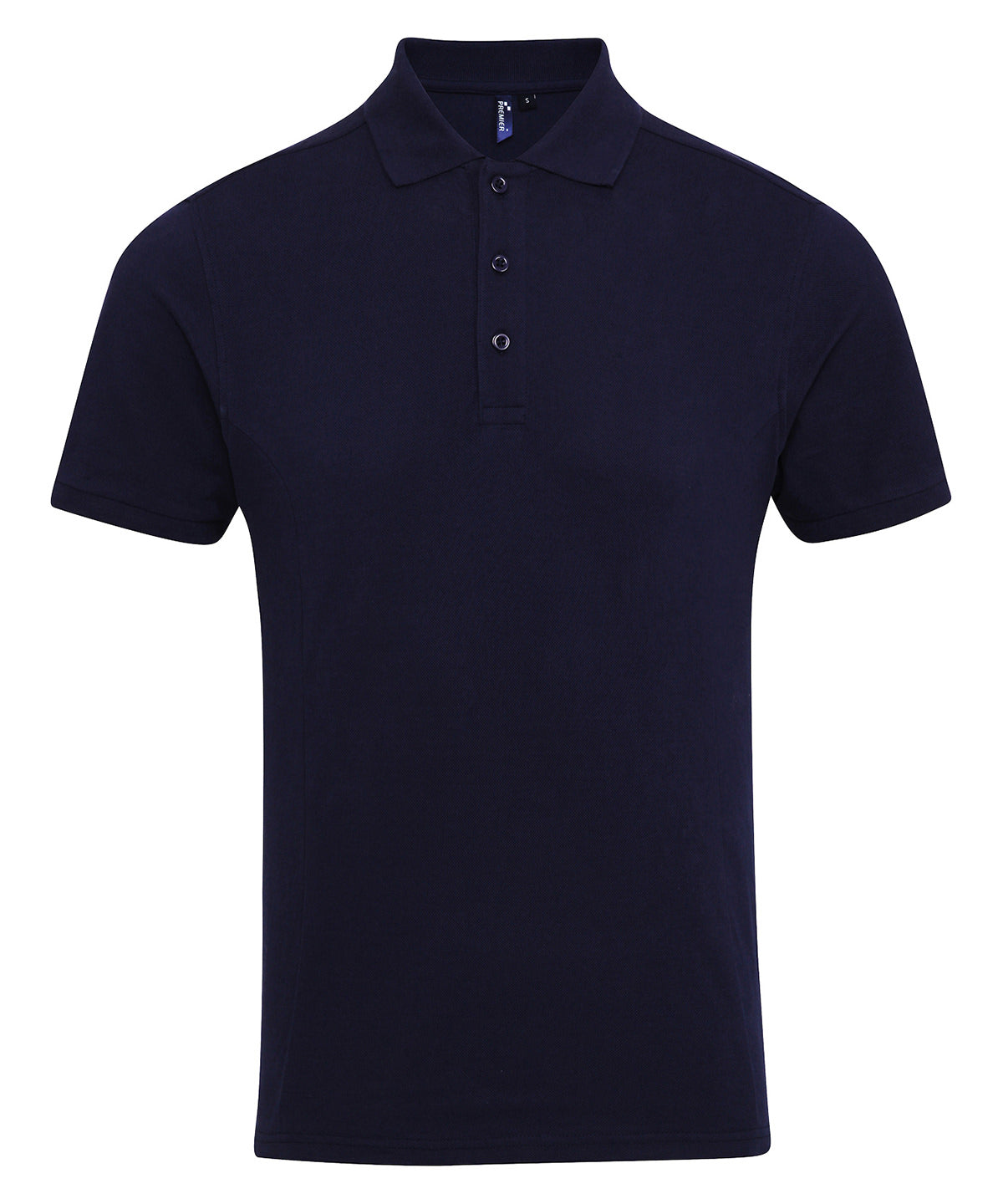 Polo piqu Coolchecker® plus | Azul Marino