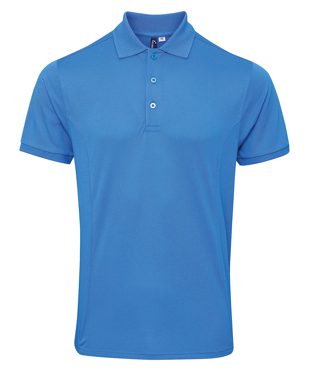 Polo piqu Coolchecker® plus | Zafiro