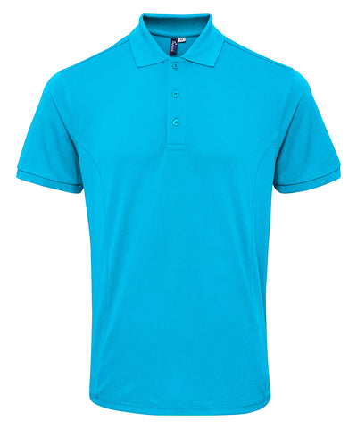 Polo piqu Coolchecker® plus | Turquesa