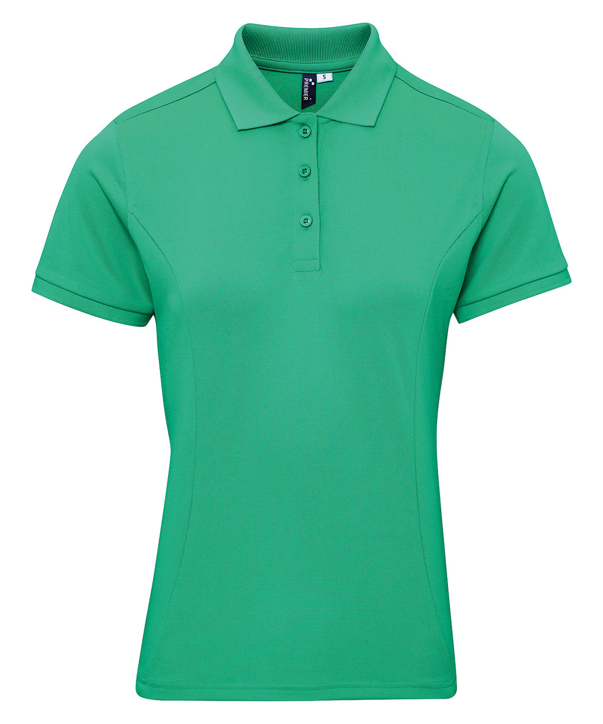Polo piqu para mujer Coolchecker® plus | Verde Esmeralda