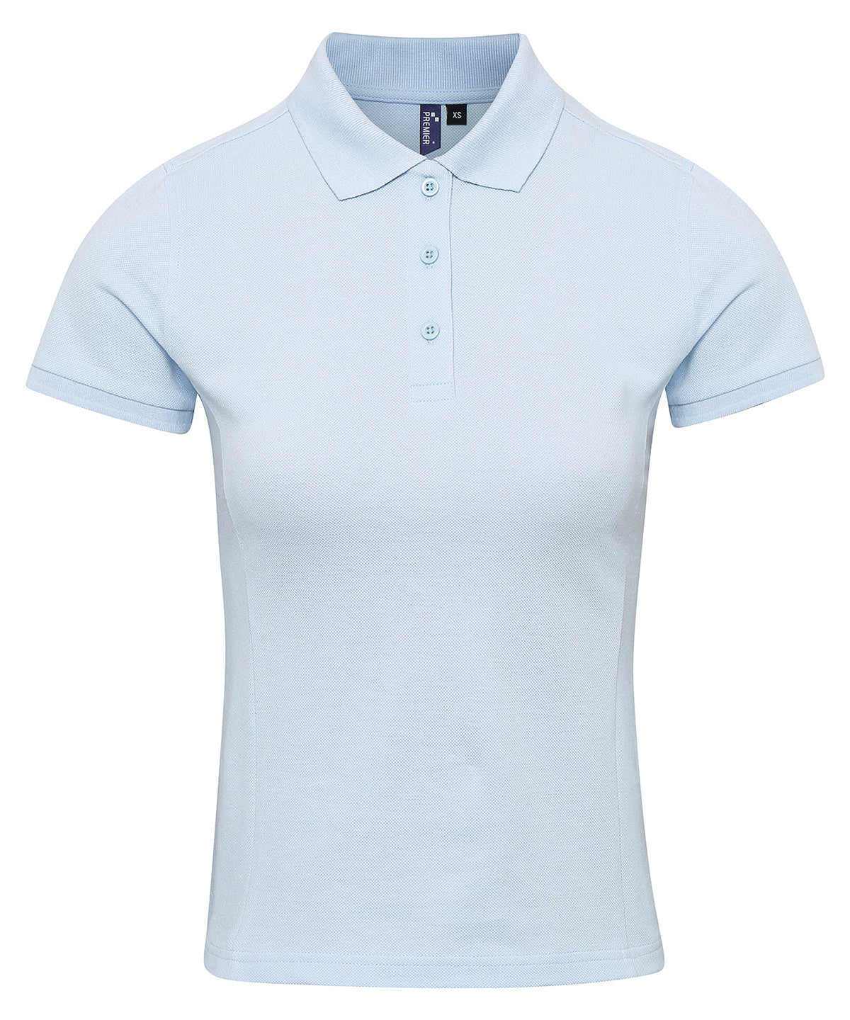 Polo piqu para mujer Coolchecker® plus | Azul Claro