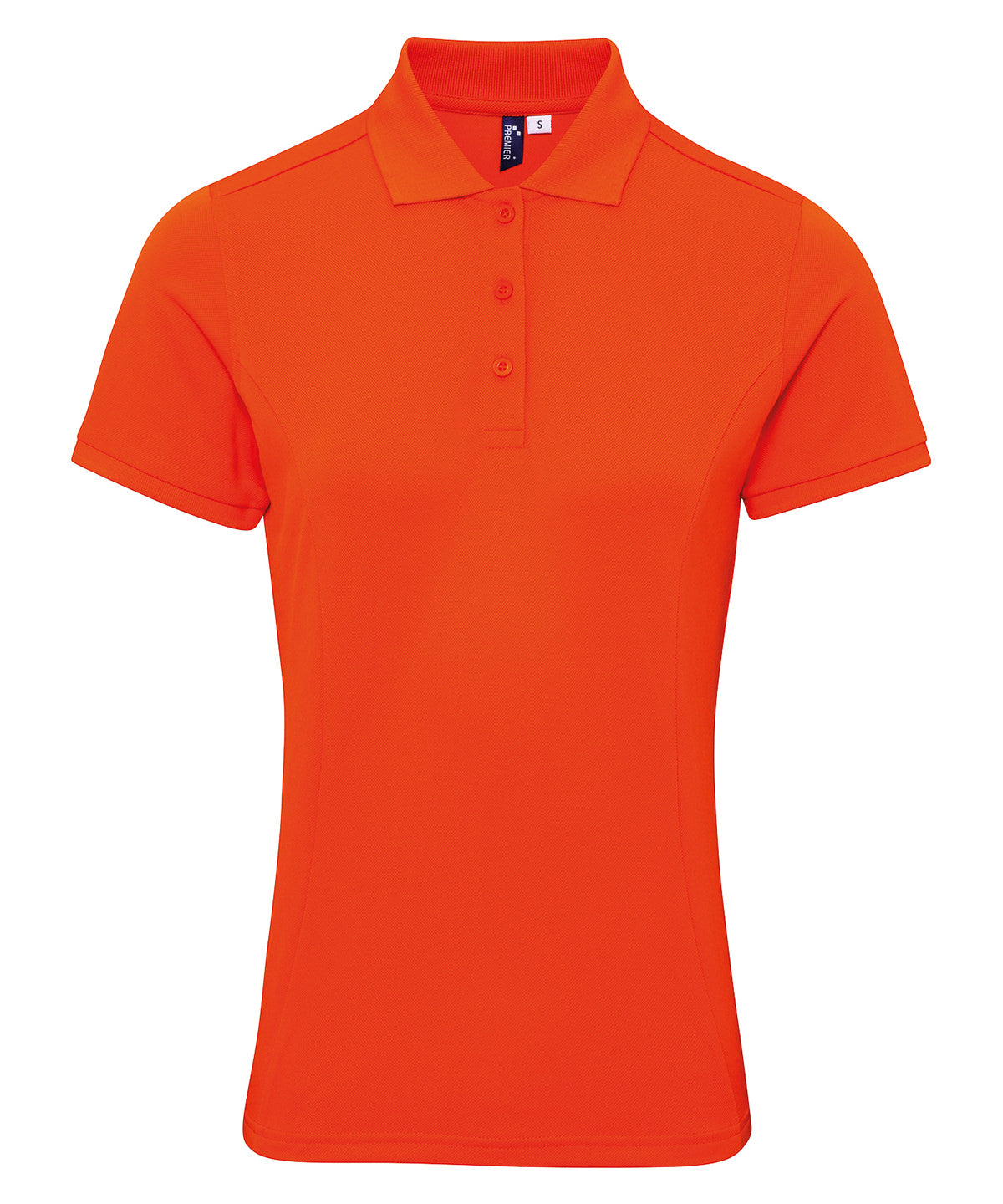Polo piqu para mujer Coolchecker® plus | Naranja