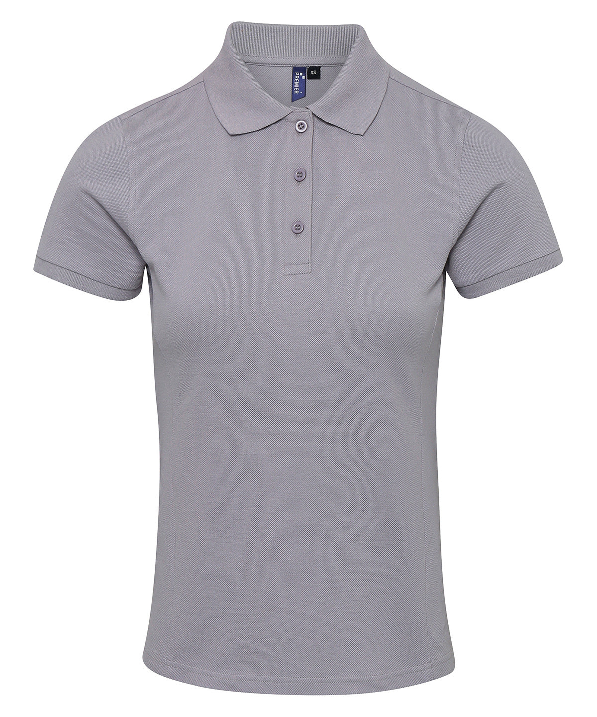 Polo piqu para mujer Coolchecker® plus | Plata