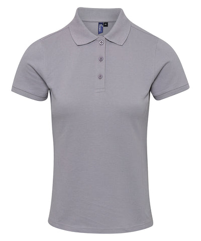 Polo piqu para mujer Coolchecker® plus | Plata