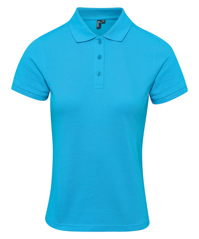 Polo piqu para mujer Coolchecker® plus | Turquesa