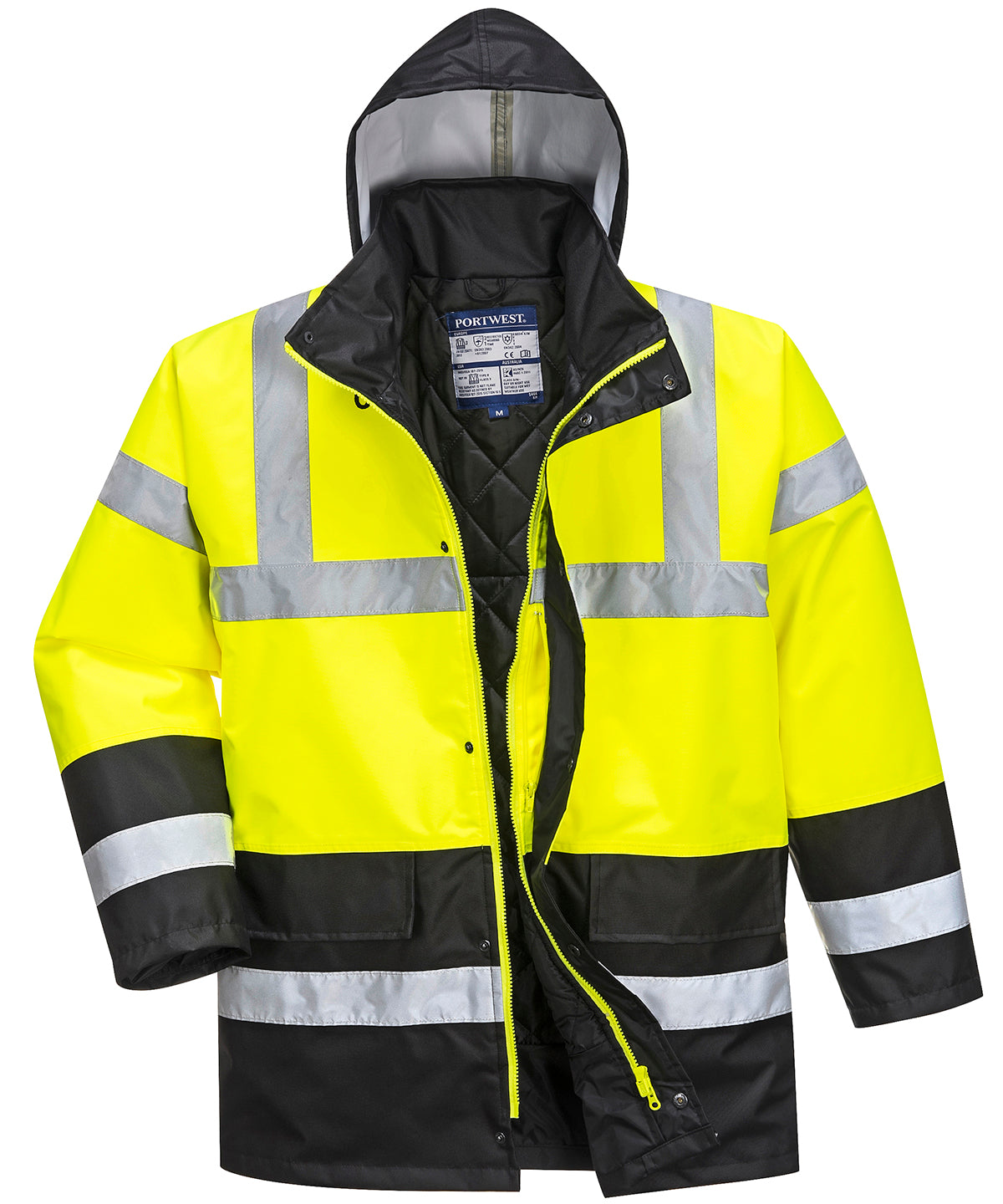 Chaqueta de trfico de alta visibilidad (S466/S467) | Amarillo/Marino