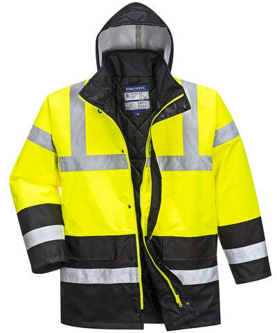 Chaqueta de trfico de alta visibilidad (S466/S467) | Amarillo/Marino