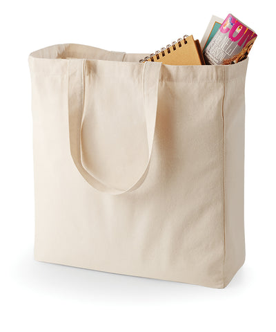 Bolso shopper clsico de lona | Natural