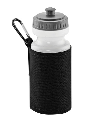Botella de agua y soporte | Negro