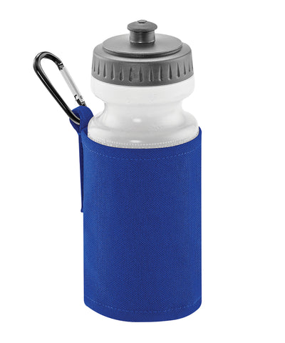 Botella de agua y soporte | Azul Real Brillante