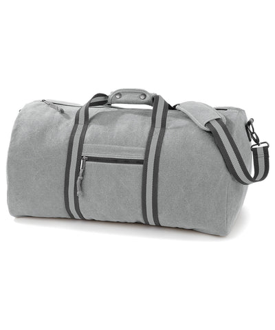 Bolso de lona vintage | Gris Claro Vintage